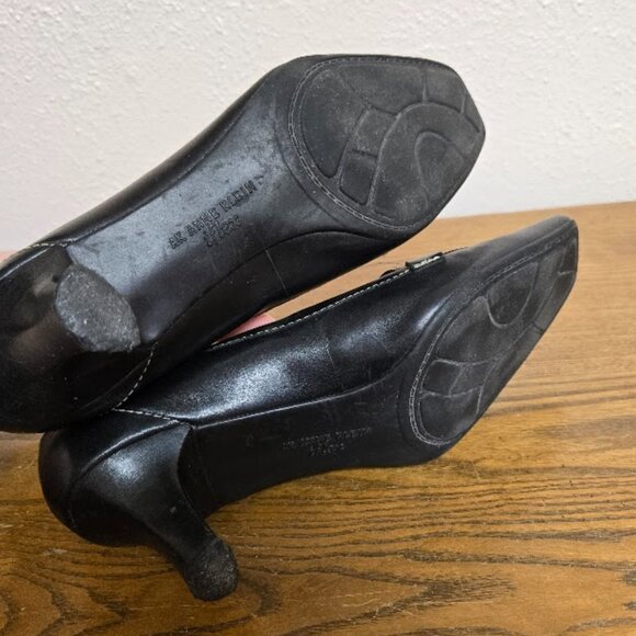 #32 AK Anne Klein iFlex Black Dress Heels Size 8.5M - Picture 5 of 9